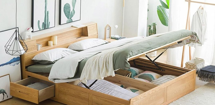 mobiliario cama dormitorio