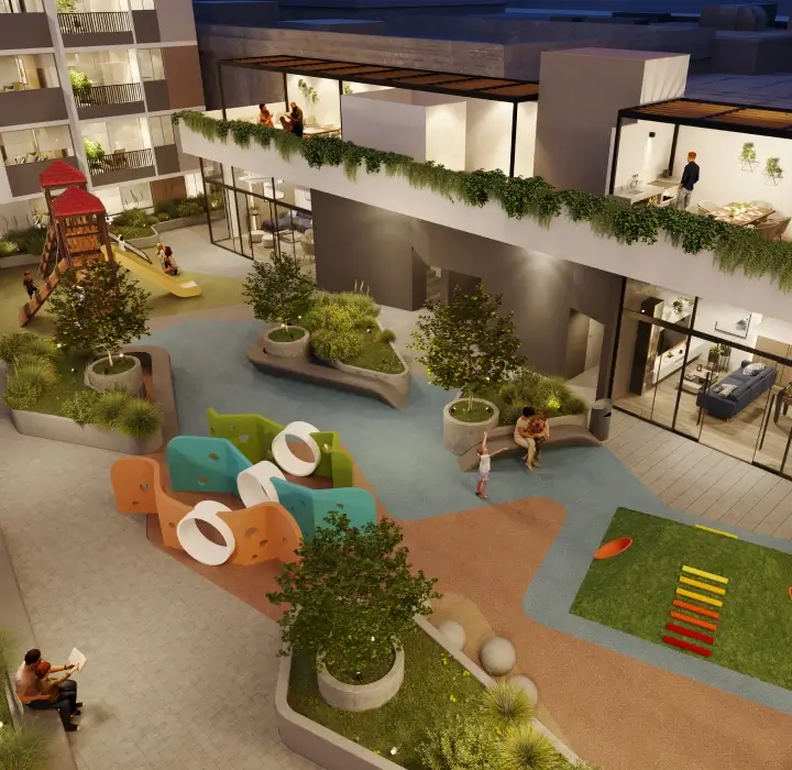 Parque ludico Gran parque norte Los portales depas