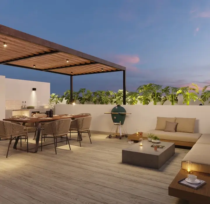 Zona de parrillas Gran parque norte Los portales depas