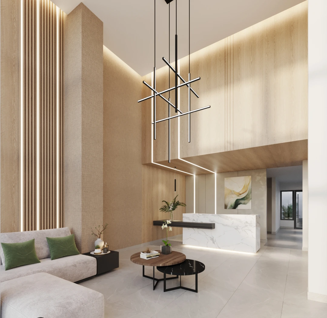 lobby GJT2 Los portales departamentos