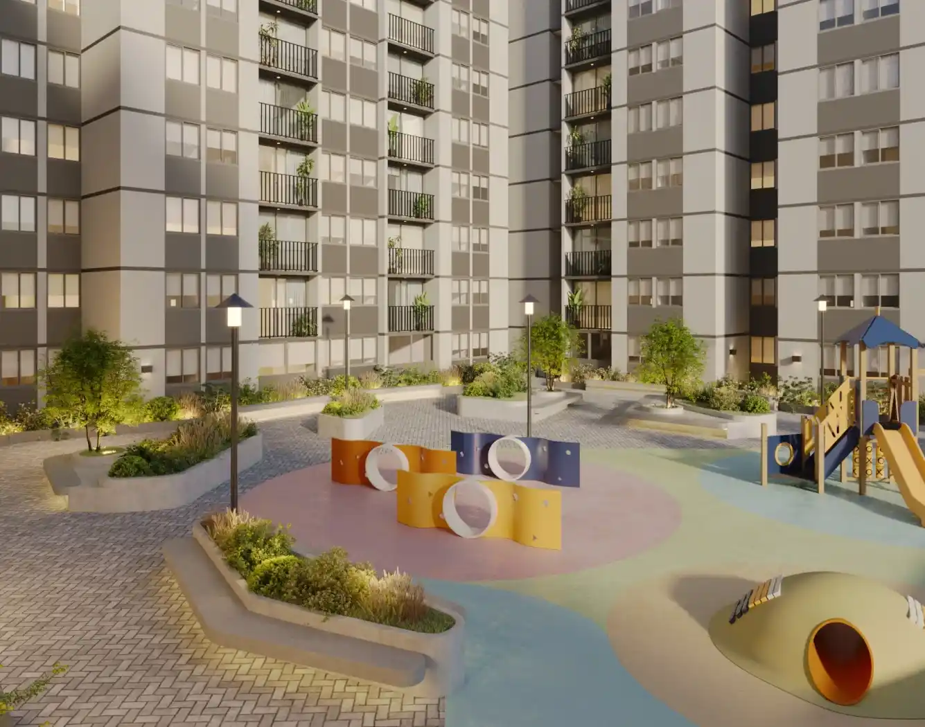 PATIO INTERIOR-gran-parque-norte-los-portales-departamentos